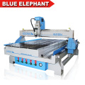 China Elefante azul Cnc router 1325 melhor preço de 4 eixos cnc router máquina de escultura em madeira com rotativo